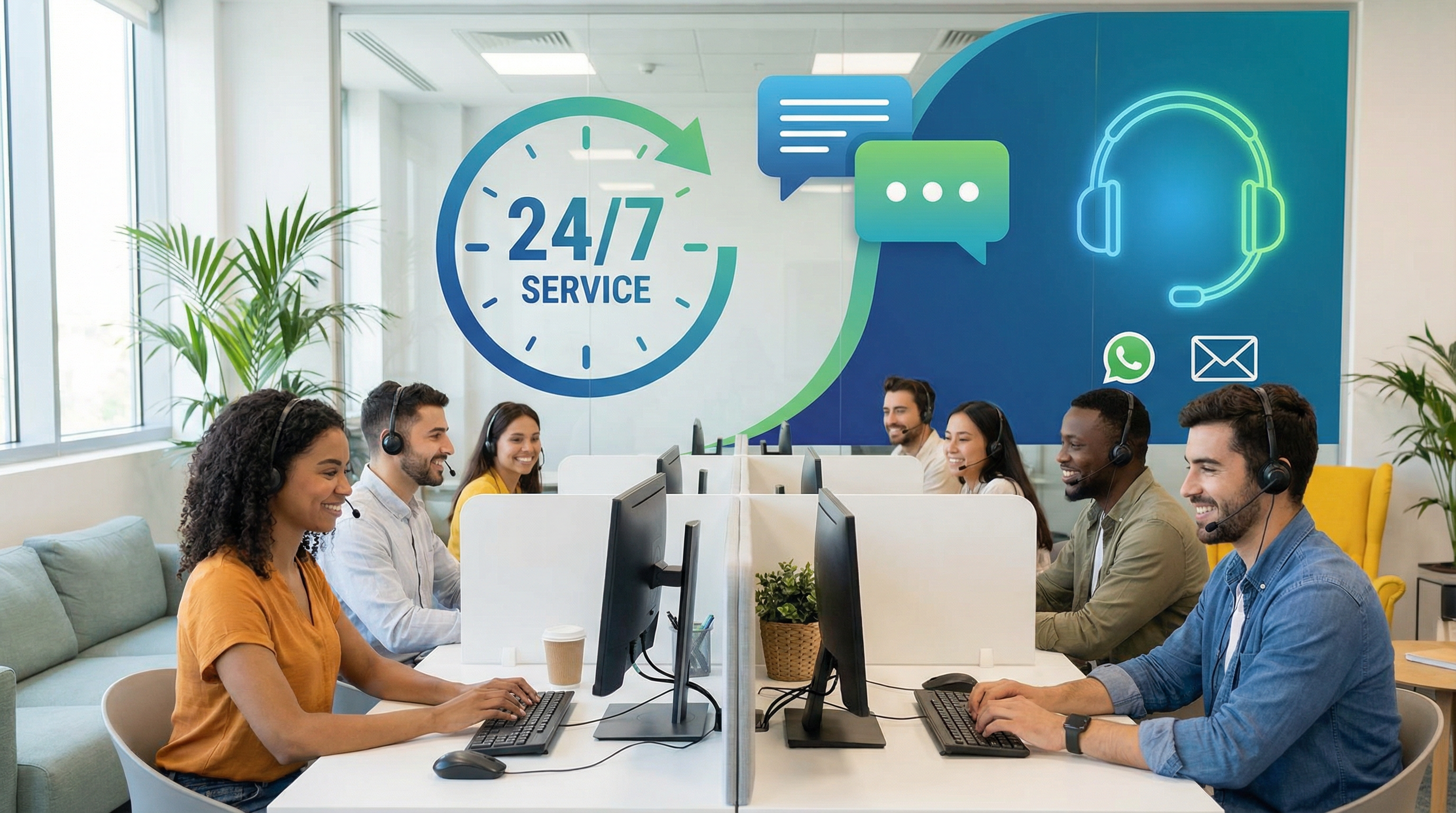 c7娱乐24/7客户支持团队