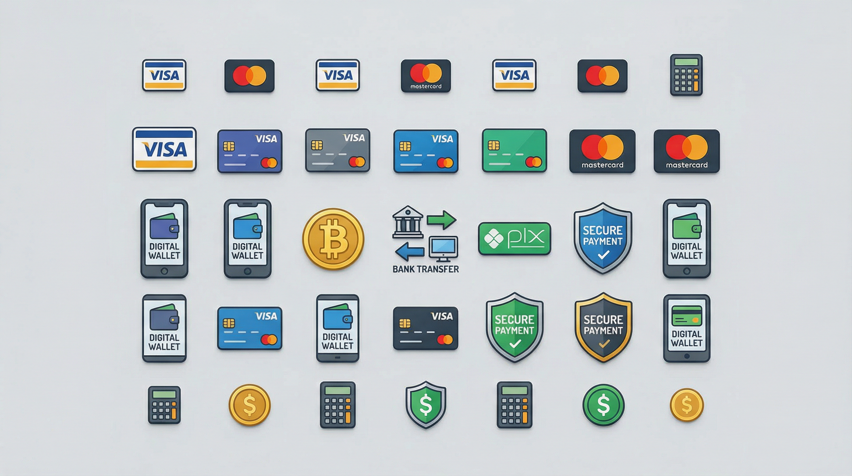 c7娱乐支持的支付方式图标集合